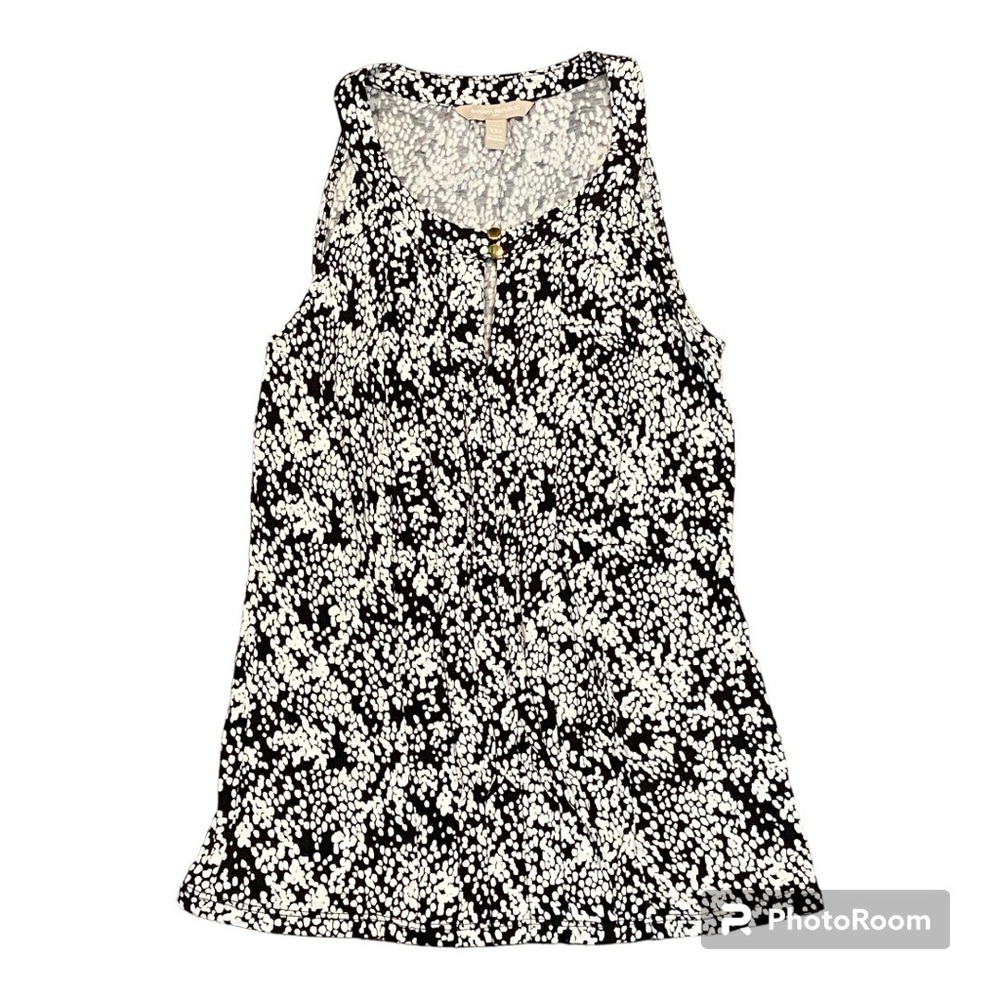 Banana Republic black and white top